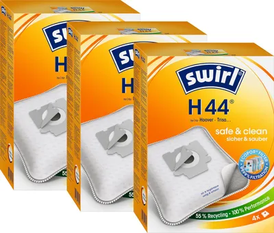 Produktbild von SWIRL Staubsaugerbeutel H 44 EcoPor® Hoover Eta Trisa 12 Beutel