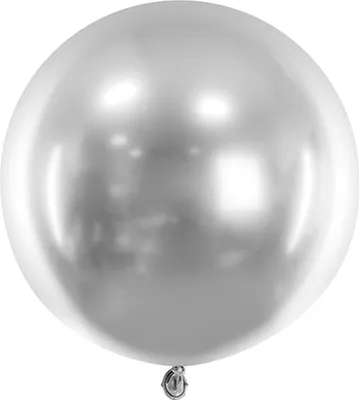 Image de Ballon géant 60cm Glossy argenté