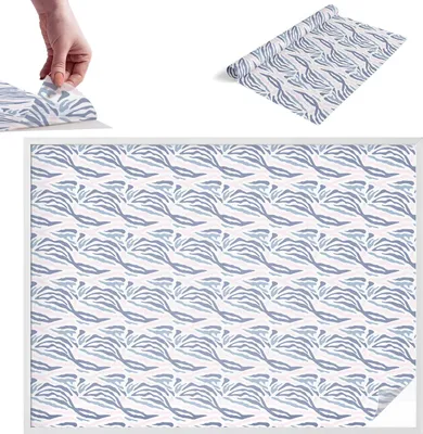 Obrázek produktu pro Fólie na ochranu soukromí - 146x200 cm - barevné sklo / vitráže - neprůhledná a dekorativní - samolepicí dekorativní skleněná fólie - ochrana proti UV záření, snadná instalace - vzor zebra