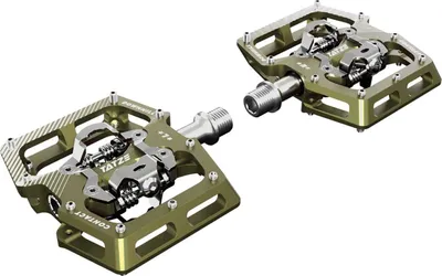 Produktbild von Tatze Klickpedal CONTACT DOWNHILL moosgrün (ART116)
