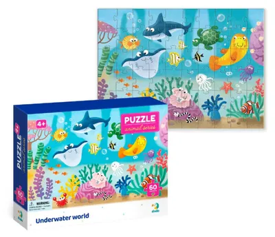 Image de Puzzle « Dans la mer » 32 x 23 cm, 60 pièces, dans une boîte de 24 x 18 x 4 cm