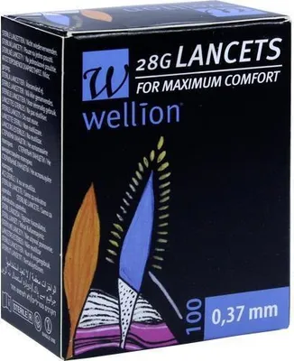 Obrázek produktu pro Lancety WELLION 28G, 100 St LAN