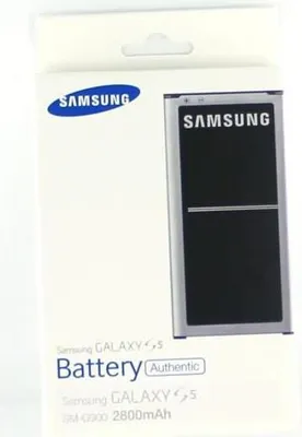 Produktbild von Akku für Samsung SM-G900F mit NFC Li-Ion 3,85 Volt 2800 mAh schwarz.