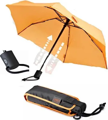 Produktbild von Euroschirm Dainty Automatic Regenschirm orange