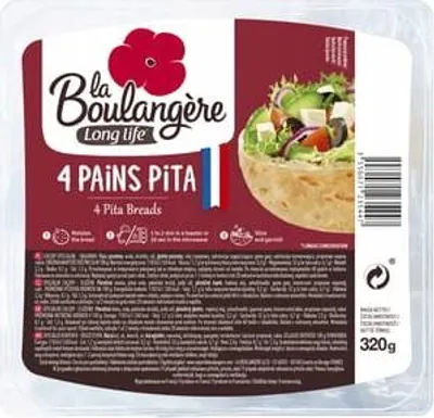 Image de Pain pita La Boulangère 320 g