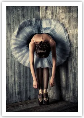 Produktbild von Poster - Poster ohne Rahmen - Ballerina Ballett Tanz - 70x100 cm - Wand Bild - Wanddeko - Wandbilder - Kunstposter - Wandposter - Bilder - Kunstdruck - Wanddekoration - Wandbild - P2XPA70x100-5153