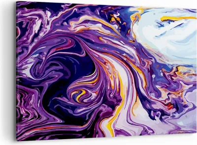 Produktbild von Bild auf Leinwand - Leinwandbild - Abstraktion modern - 100x70cm - Wand Bild - Wanddeko - Leinwanddruck - Bilder - Kunstdruck - Wanddekoration - Leinwand bilder - Wandkunst - AA100x70-4084