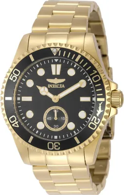 Obrázok produktu pre Invicta Pro Diver 49429 Pánske Hodinky - Quartz Hnutie - Nerezová Oceľ s Čiernym Ciferníkom - 43 mm