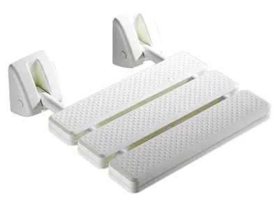 Imagen del producto de Asiento de ducha plegable, de montaje en pared, antideslizante para baño