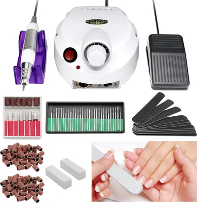 Produktbild von EINFEBEN Nagelfraeser 18W elektrische Nagelfeile Profi Nagelfraeser-Komplettset Profi Manikuere