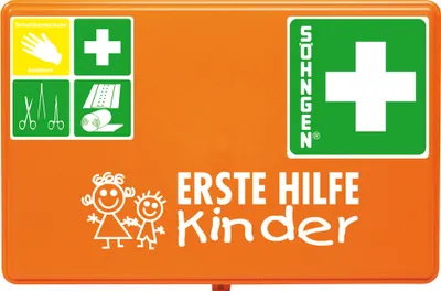 Zdjęcie produktu dla SÖHNGEN 0350052 Apteczka pierwszej pomocy KIELKindergarten bez DIN pomarańczowa