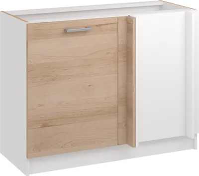Produktbild von Roe Furniture | Küchenunterschrank 85 cm - Eiche Artisan - Braun - Kücheneckschrank - Ohne Arbeitsplatte - Unterschränke Küche - DPP