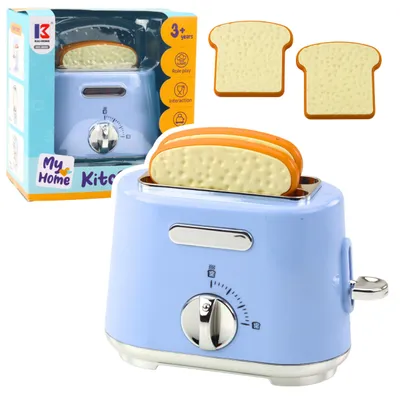 Obrázek produktu pro Toastovač pro děti, automatické vyhazování toastu, modrá barva