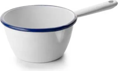 Zdjęcie produktu dla Rondel emaliowany z wylewką 12 cm - stożkowy