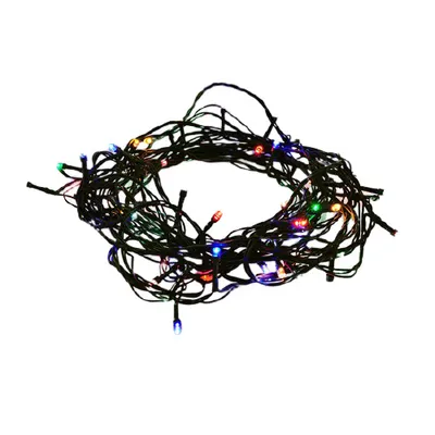 Immagine prodotto di Solight 1V101-M, Catena luminosa decorativa, Nero, IP44, 6 h, 18 h, 100 lampadine