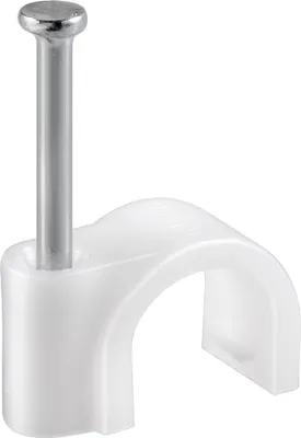 Produktbild von Kabelschelle 7 mm, weiß Befestigung für Kabel mit Durchmesser bis 7 mm