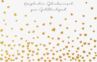 Produktbild von Goldhochzeit - 50. Hochzeitstag - Glückwunschkarte im Format 11,5 x