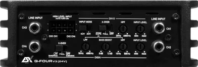 Image de Amplificateur ESX QUANTUM Q-FOURv3 à 4 canaux (24 volts)