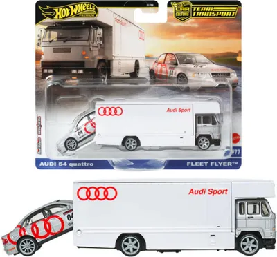 Immagine prodotto di HOT WHEELS Premium Team Transport AUDI S4 QUATTRO FLEET FLYER #77 - Neu & OVP 1:64