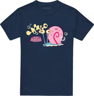 Produktbild von SpongeBob SquarePants - "Gary The Snail" T-Shirt für Herren/Damen Uni TV26872 (5XL) (Marine)