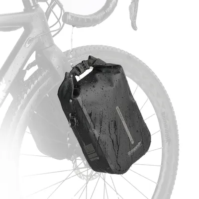 Zdjęcie produktu dla 4L torba rowerowa na przedni widelec wodoodporna torba rowerowa przednia torba rowerowa torba do przechowywania skuterów elektrycznych akcesoria rowerowe