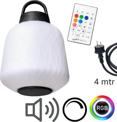 Produktbild von Außenleuchte Outdoor Leuchte mit Bluetooth Lautsprecher Camping Lampe Hängelampe