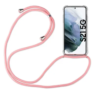 Produktbild von Handykette für Samsung S21 S22 S23 S24 FE Plus Ultra Handyhülle mit Band Hülle Galaxy S21 5G Rosa