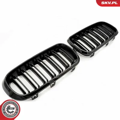 Obrázok produktu pre Maska chladiča BMW X5 F15, dvojitá, čierna lesklá