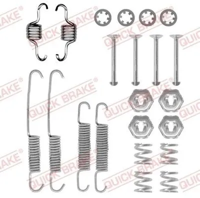 Produktbild von QUICK BRAKE Zubehörsatz Bremsbacken 105-0673 Hinten für FORD FIESTA III (GFJ)