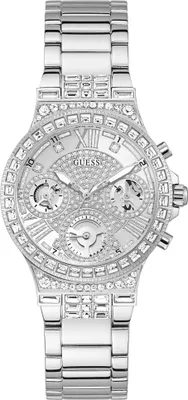 A close-up studio shot of a women's watch.