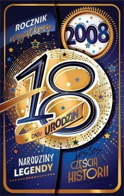 Produktbild von Geburtstagskarte „18“ – AbCard