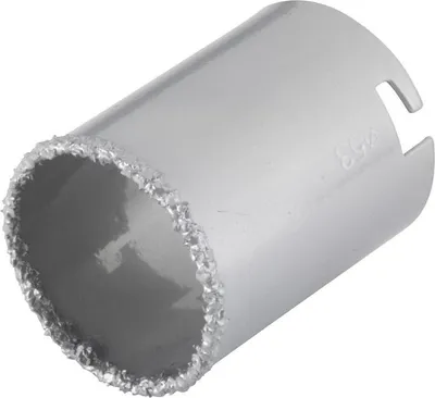 Produktbild von Wolfcraft 3474000 H&G Bohrkranz Bohrkrone Hartmetall 53 X T55 mm Steckdose