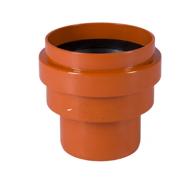 Zdjęcie produktu dla Přechod kanalizační PVC Osma KGUS z kameniny na PVC, DN 110, oranžová