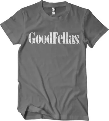 Produktbild von Goodfellas Cracked Logo T-Shirt - X-Large - DarkGrey