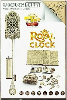 Produktbild von WOODEN CITY 3D-Puzzle Royal Clock 126 Teile