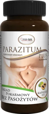 Produktbild von Parazitum PLUS mit Papaya (gegen Parasiten) 60 Kapseln. MIR-LEK