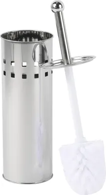 Produktbild von Toilettenburste mit Halter - Edelstahl - 38 cm