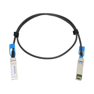 Zdjęcie produktu dla Kabel DAC 25G SFP28, SFP28–SFP28, szybki kabel światłowodowy 25G DAC, kabel typu „plug and play” do bezpośredniego podłączenia, 1 m