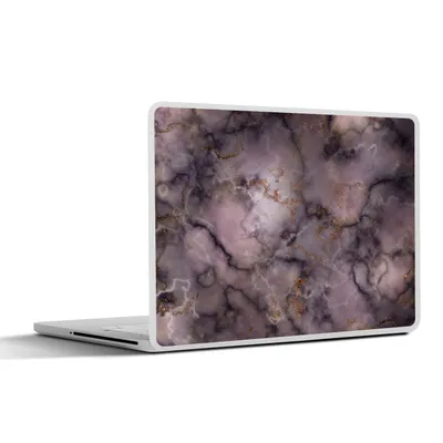 Produktbild von MuchoWow® Laptop Aufkleber Sticker Cover Achat - Steine - Abstrakt - Edelstein-Mix 30x21 cm - Sticker für Laptop - Selbstklebend