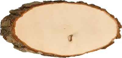 Productafbeelding van Maak je eigen naambord van boomschors, 28 cm