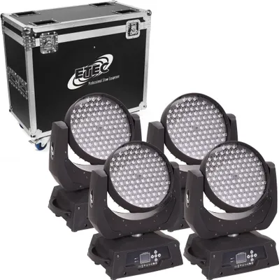 Produktbild von ETEC LED Moving Head ML108 Washlight MK2 Set mit Flightcase