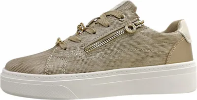 Produktbild von s.Oliver Damenschuhe sportlicher Schnürer Gold Freizeit