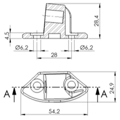 Zdjęcie produktu dla Lusterko wsteczne PUIG 9640N Z2 pasuje do YAMAHA YZF-R6 czarne