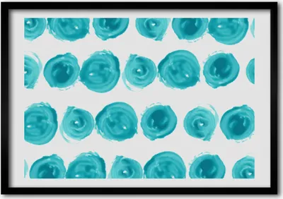Produktbild von Bild - Bilderrahmen - 100 cm x 70 cm - MDF - Rahmen - Foto - Wandkunst dots