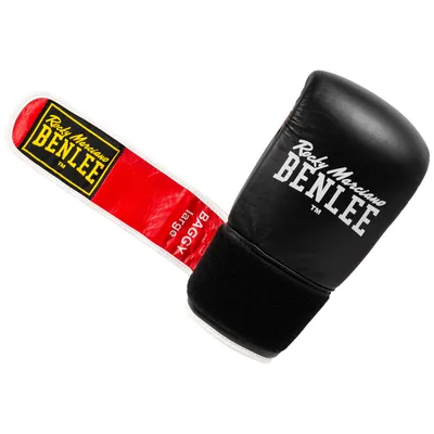 Produktbild von Boxhandschuhe aus Leder BAGGY Black/Red S BENLEE