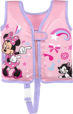 Produktbild von Bestway® Swim Safe ABC™ Disney Junior® Schwimmweste mit Textilbezug Stufe B  Minnie Mouse, 1-3 Jahre