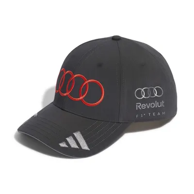 Produktbild von Original Audi Formel 1 Fan Cap Bortoleto schwarz - grau Gr. M