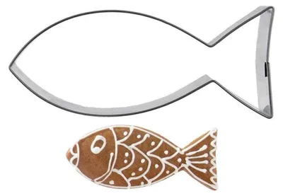 Immagine prodotto di Tagliabiscotti pesce in acciaio 9 cm