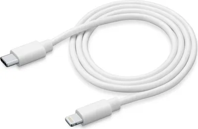 Produktbild von Cellularline Power Cable 120cm - USB-C to Lightning, 1,2 m, Lightning, USB C, Weiß, 40 g, 1000 mm
