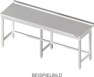 Produktbild von Arbeitstisch ohne Grundboden, 2700x700x850 mm, mit Verstrebung, ohne Aufkantung, verschweißt